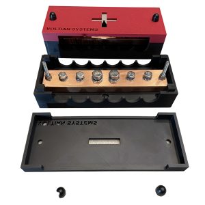 Busbar miedziany 6P M8/M10 800A 70V – komplet 2 szt.